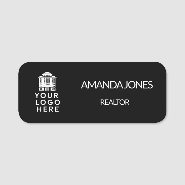 Business Logo Employee Name Tag (Front)