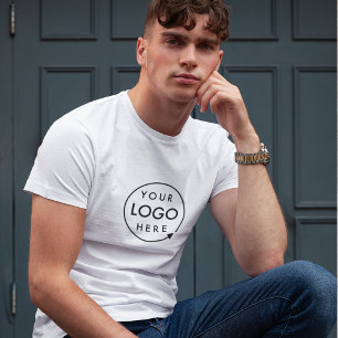 Business Logo Employee Staff Company Branded T-Shirt