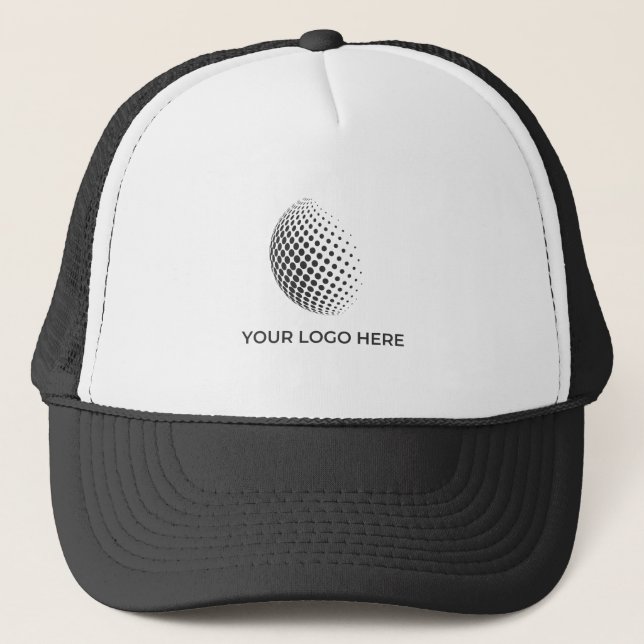 Business Logo Employee Trucker Hat (Front)