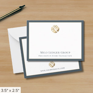 Business Logo Framed Border Card