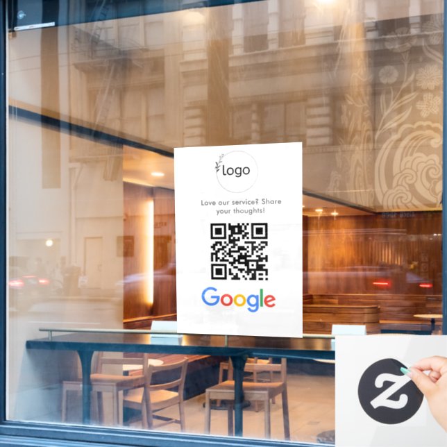 Business Logo Google Reviews website scan  (Cafe Window)