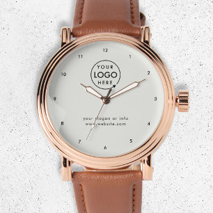 Business Logo Grey Modern Minimalist Corporate Watch