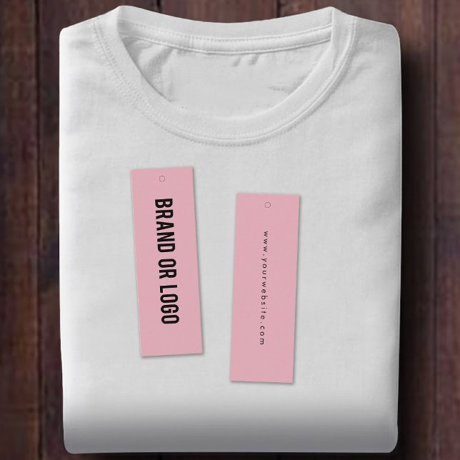 Business Logo Hang Tag Clothing Label Swing Pink (Business Logo Hang Tag Clothing Label Swing Pink)
