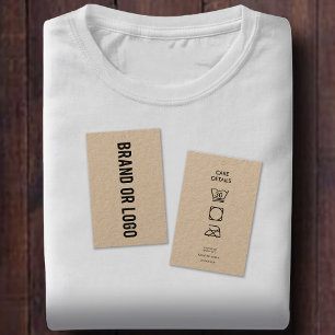 Business Logo Hang Tag Clothing Swing Care Details