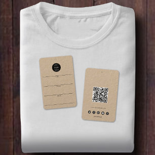 Business Logo Hang Tag Clothing Swing Price Tags