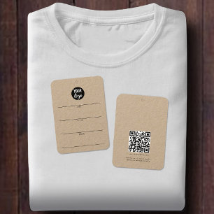 Business Logo Hang Tag Clothing Swing Price Tags