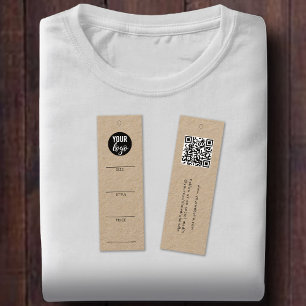 Business Logo Hang Tag Clothing Swing QR Code