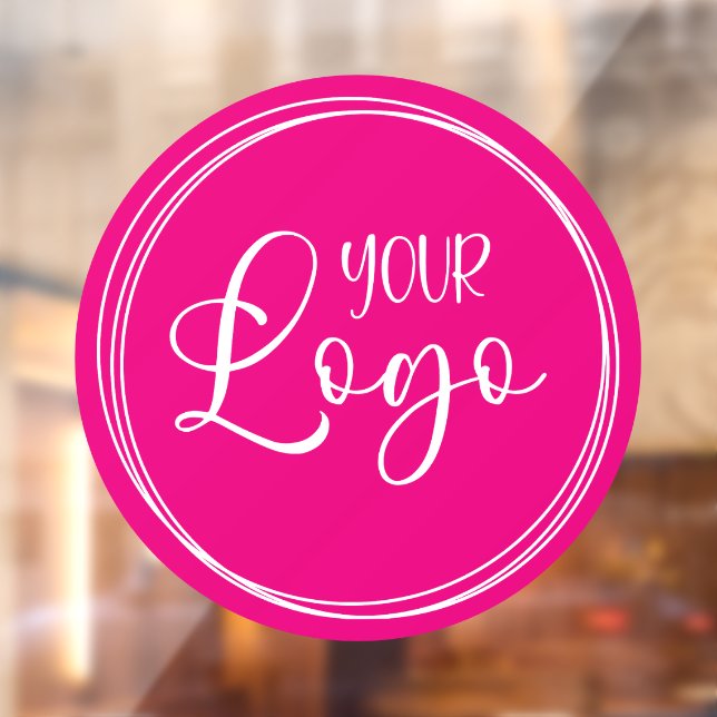 Business Logo Hot Pink Circle (Sheet 2)