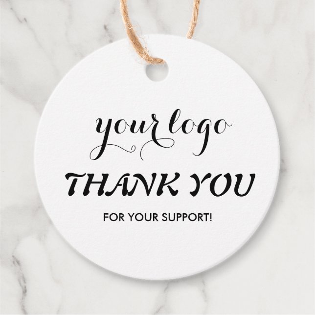 Business Logo Label Hang Tag (Front)