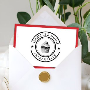 Business Logo Large Personalised Homemade Logo Rubber Stamp