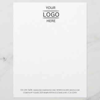 Business Logo Letterhead | Company Branded Letter