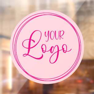 Business Logo Light Pink Circle