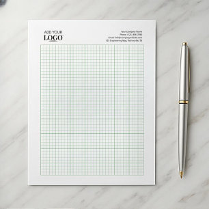 Business Logo Minimalist 5 x 5 Graph Sketch Pad 