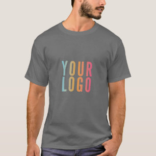 Business Logo Minimalist Company Promotional T-Shirt