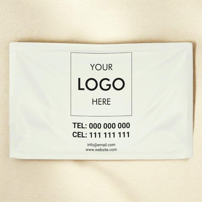 Business Logo Minimalist Green Banner (Creator Uploaded)