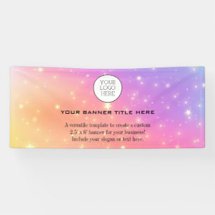 Business Logo Minimalist Modern professional navy Banner