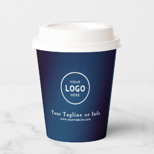 Business Logo Minimalist Professional Paper Cup