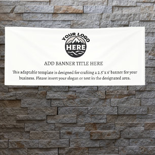 Business Logo Minimalist Simple Modern Business Banner