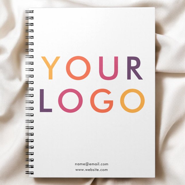 Business Logo Minimalist White Notebook (Creator Uploaded)