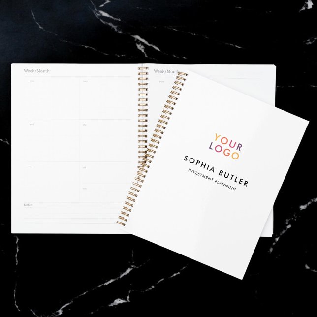 Business Logo Minimalist White Planner (Creator Uploaded)