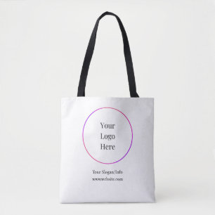 Business Logo Modern Company Template Tote Bag