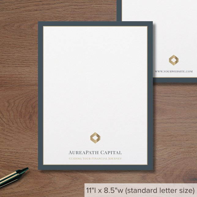 Business Logo Modern Luxury Custom Letterhead (Creator Uploaded)