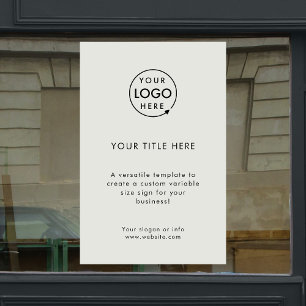 Business Logo   Modern Minimal Grey Promotional