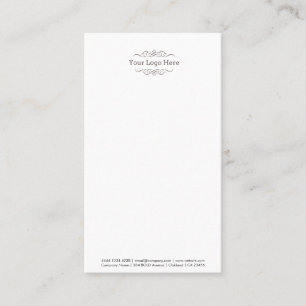 Business Logo Modern Minimalist Card