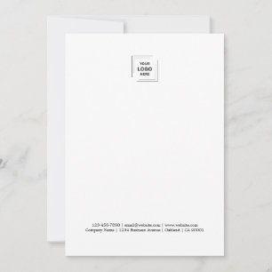Business Logo   Modern Minimalist Clean Simple Card