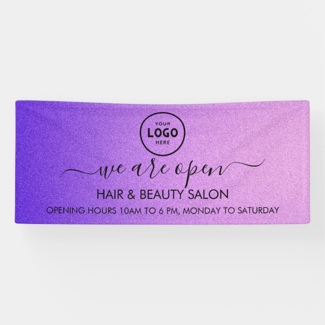 Business Logo Modern Professional 6' Banner (Horizontal)