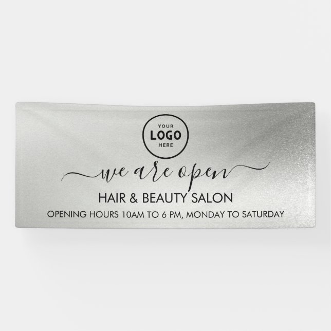 Business Logo Modern Professional 6' Banner (Horizontal)
