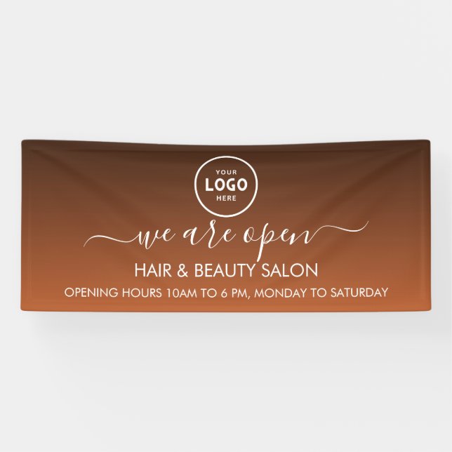 Business Logo Modern Professional 6' Banner (Horizontal)