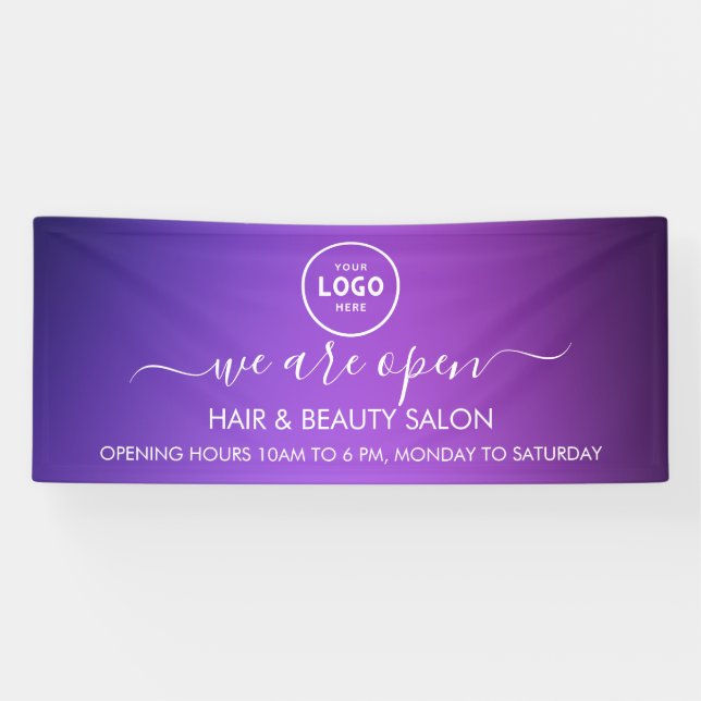 Business Logo Modern Professional 6' Banner (Horizontal)