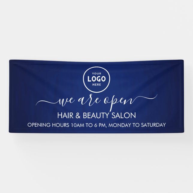 Business Logo Modern Professional 6' Banner (Horizontal)