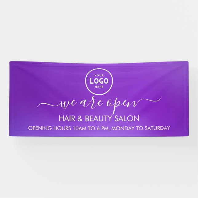 Business Logo Modern Professional 6' Banner (Horizontal)