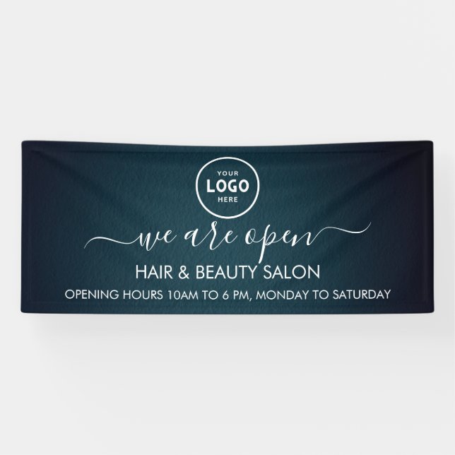 Business Logo Modern Professional 6' Banner (Horizontal)
