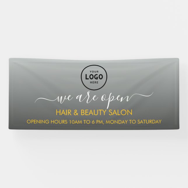 Business Logo Modern Professional 6' Banner (Horizontal)