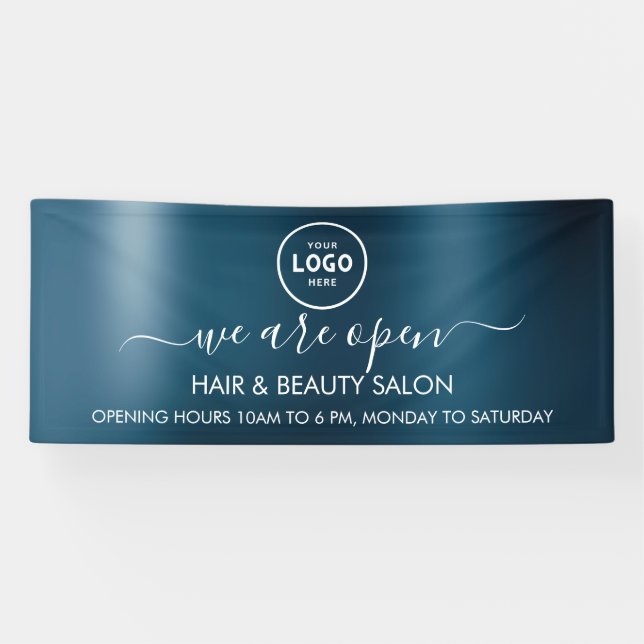 Business Logo Modern Professional 6' Banner (Horizontal)