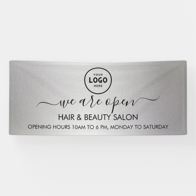 Business Logo Modern Professional 6' Banner (Horizontal)