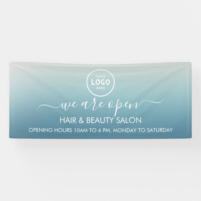 Business Logo Modern Professional 6' Banner (Horizontal)