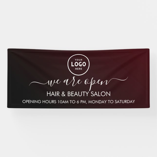 Business Logo Modern Professional 6' Banner (Horizontal)