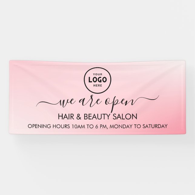 Business Logo Modern Professional 6' Banner (Horizontal)