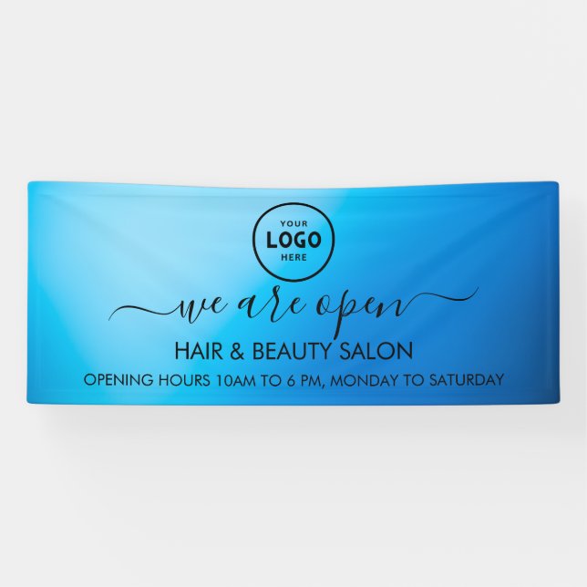Business Logo Modern Professional 6' Banner (Horizontal)