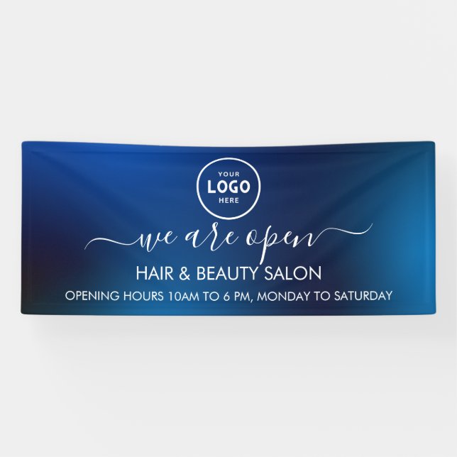 Business Logo Modern Professional 6' Banner (Horizontal)
