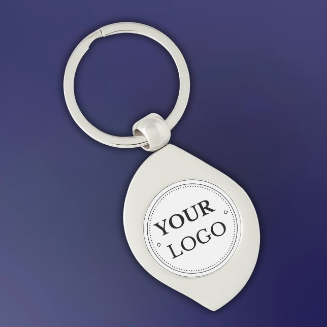 Business Logo Modern Professional Branded Key Ring (Creator Uploaded)