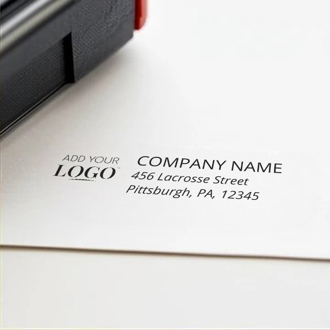 Business Logo Modern Professional Corporate Self-inking Stamp (Creator Uploaded)