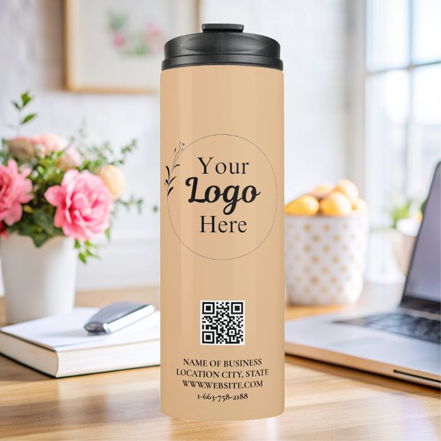 Business Logo modern  Thermal Tumbler (Creator Uploaded)