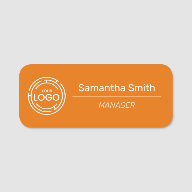 Business Logo Name Tag (Front)