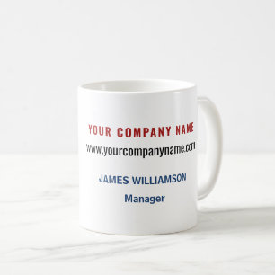 Business Logo Name Website Employee Promotional Coffee Mug