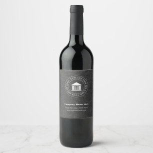 Business Logo   Name   Website   Slogan Custom  Wine Label